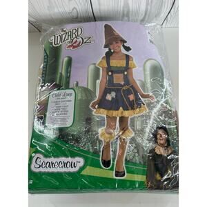 Scarecrow Wizard of Oz Girl’s Costume Size Large Complete